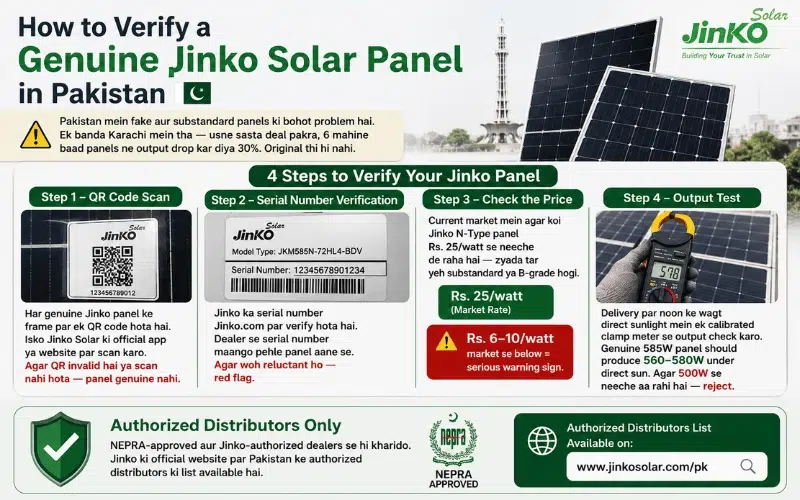 jinko-solar-panel-verification-qr-code-pakistan How to verify genuine Jinko solar panel using QR code scan in Pakistan
